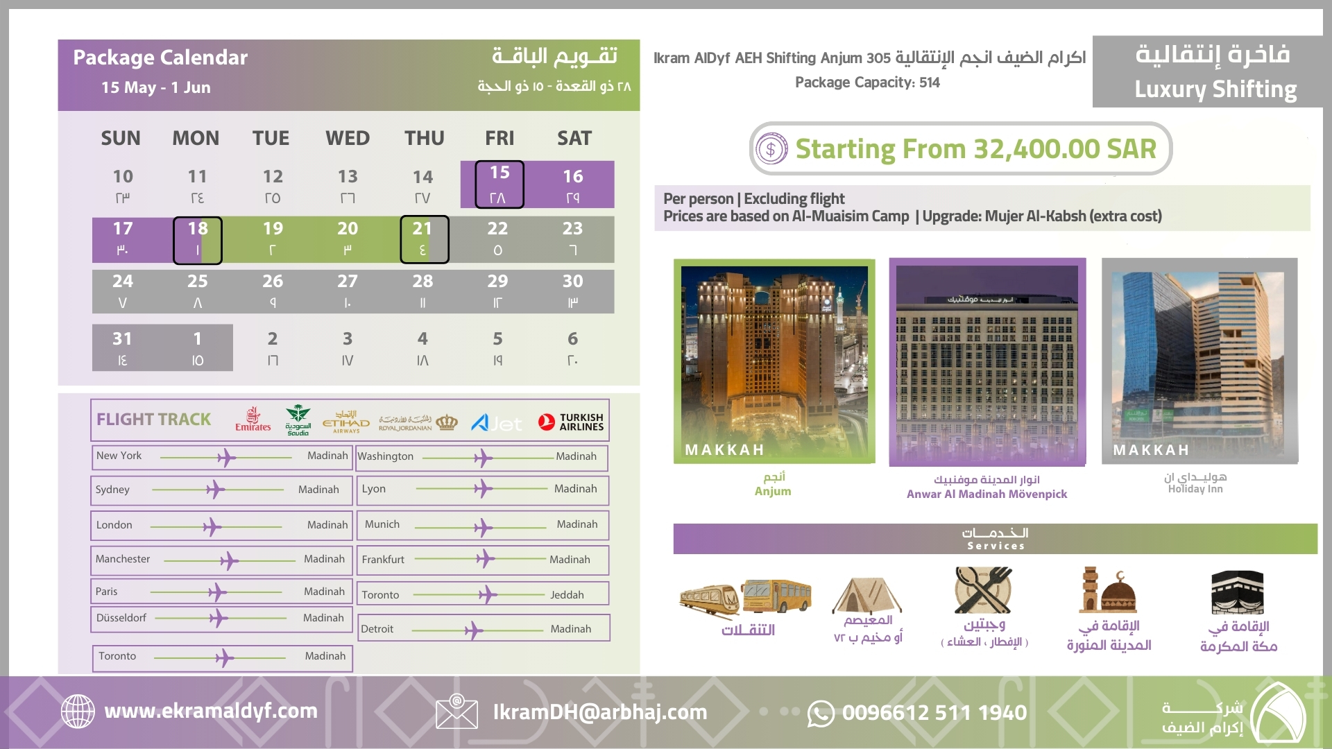 Ikram ALDyf Shifting Anjum 305 package card