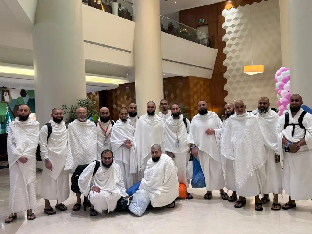 M Zahid Hajj group photo